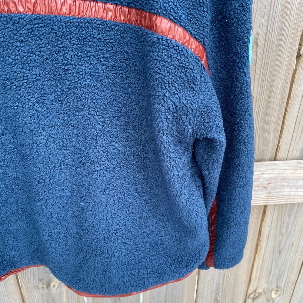 Fabletics Jacket Pullover Larissa Large Navy Brow… - image 8